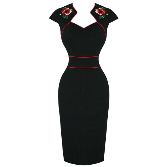 Modcloth Dresses & Skirts - Oooh Barracuda! Hell Bunny Vixen Pencil Dress